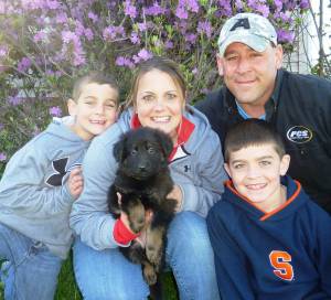 Erich, Jess, Connor, Reese And Puppy 9
