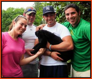 Puppy 6 Sold Photo July 7, 2012 Gina, Chris, Tommy And Richie Framed (1)